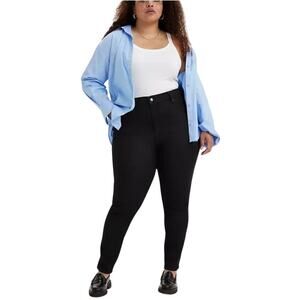 NWT Levi's 721‎ High Rise Skinny Fit Jeans in Black Peony Women's Size 18W